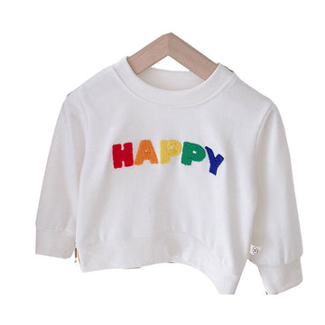 Baby Kid Girls Letters Hoodies Swearshirts And Rainbow Sweaters And Embroidered Jackets Outwears And Polka dots Dresses