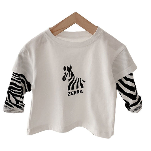 Baby Kid Boys Zebra Jumpsuits And Print Tops And Shirts And Letters Hoodies Swearshirts And Vests Waistcoats And Pants