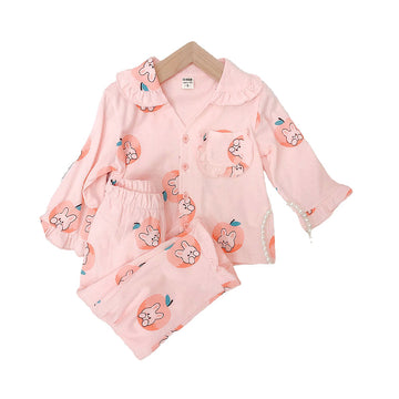 Baby Kid Girls Cartoon Sleepwears