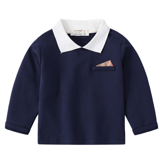 Baby Kid Boys Color-blocking Tops