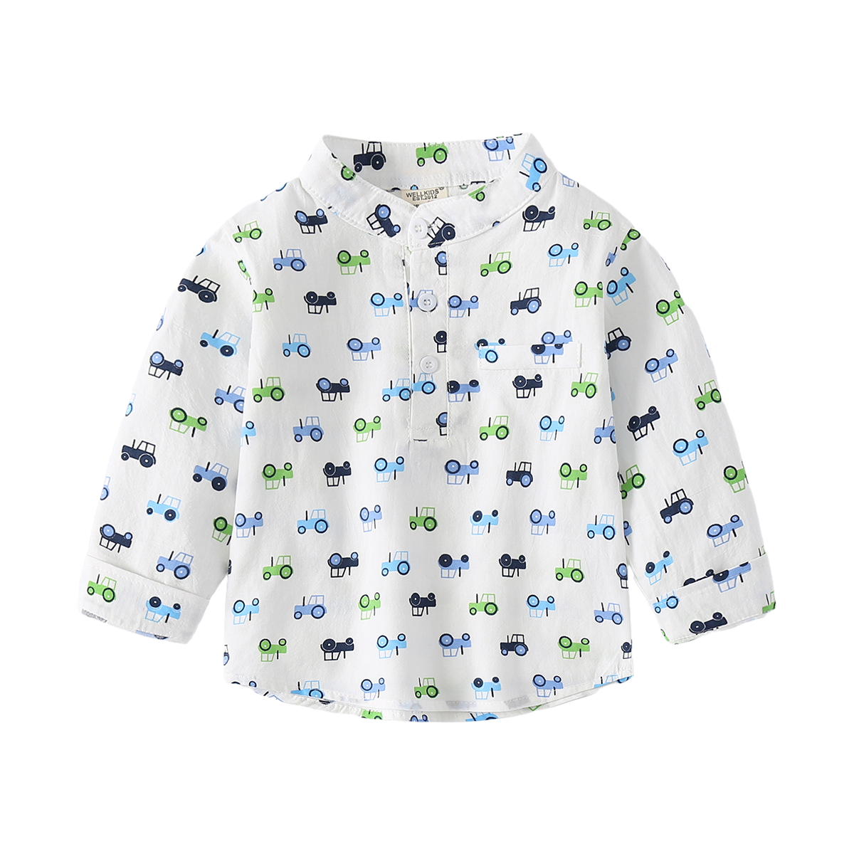Baby Kid Boys Car Print Shirts