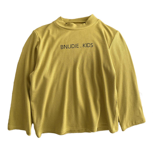 Kid Unisex Solid Color Tops