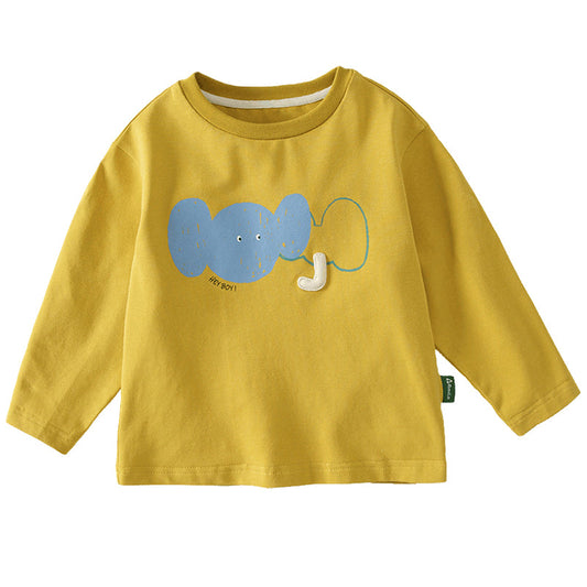 Baby Kid Unisex Letters Cartoon Print Tops