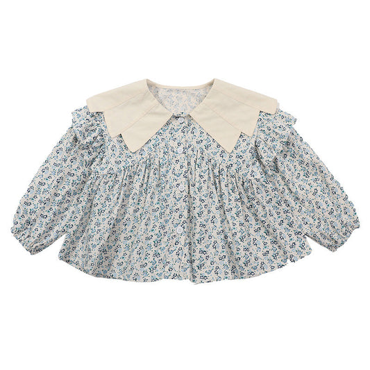 Baby Kid Girls Print Blouses