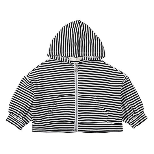 Baby Kid Girls Striped Jackets Outwears