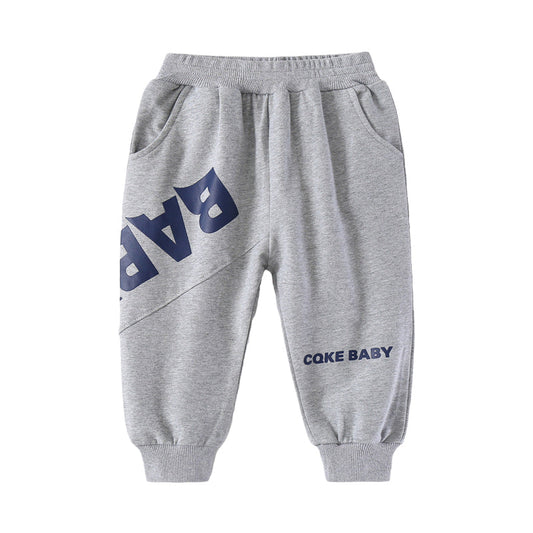 Baby Kid Boys Letters Sports Pants