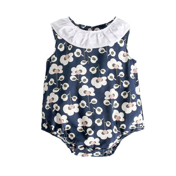 Baby Kid Girls Print Rompers