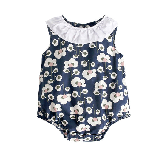 Baby Kid Girls Print Rompers