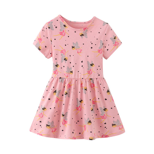 Baby Kid Girls Cartoon Dresses