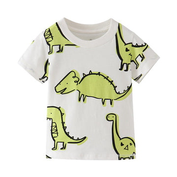 Baby Kid Unisex Dinosaur Animals Print T-Shirts