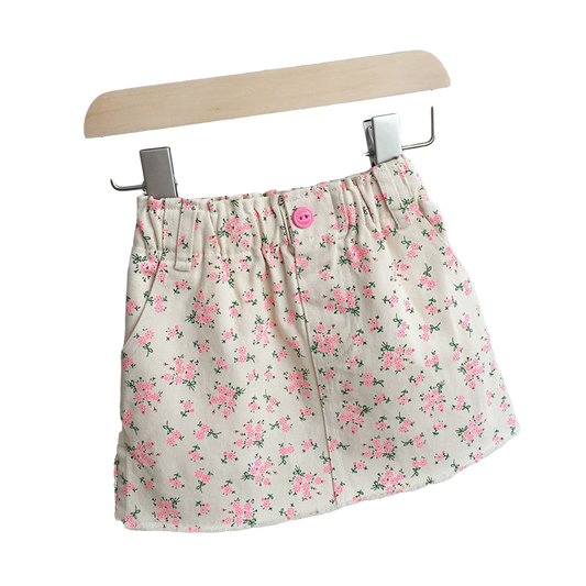 Baby Kid Girls Flower Print Skirts