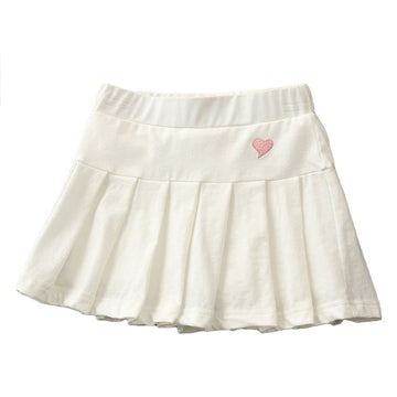 Baby Kid Big Kid Girls Love heart Embroidered Skirts