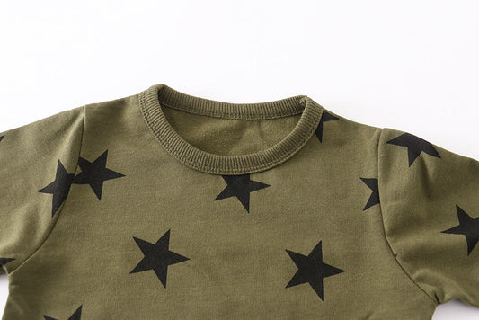 Baby Kid Boys Star Hoodies Swearshirts