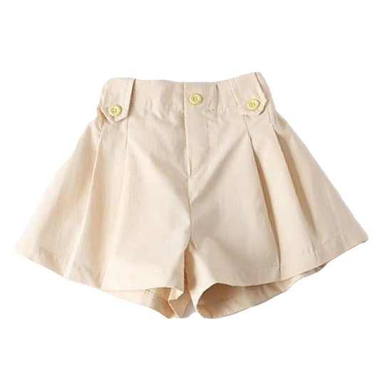 Fashion Kid Girls Solid Color Shorts