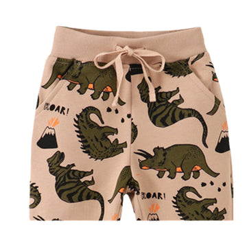 Baby Kid Boys Dinosaur Cartoon Print Shorts