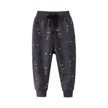 Baby Kid Unisex Animals Ribbon Print Pants