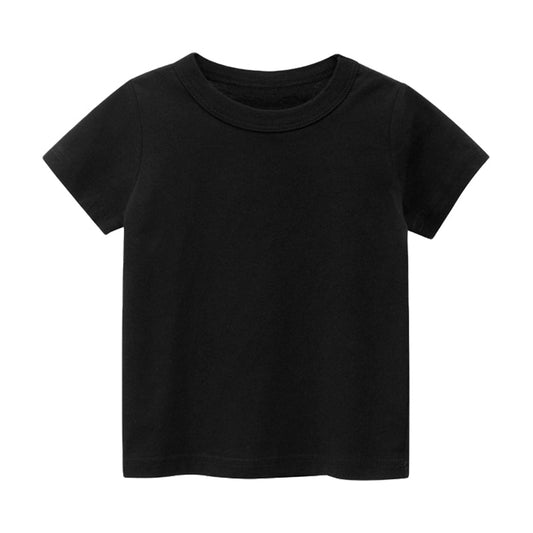 Baby Kid Girls Boys Solid Color T-Shirts