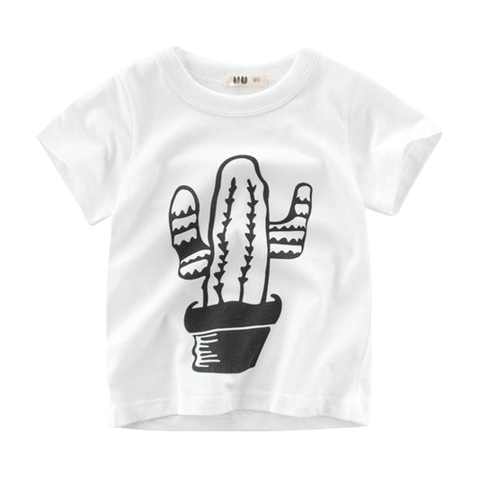 Baby Kid Unisex Plant Print T-Shirts