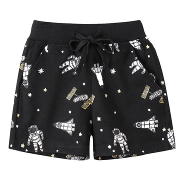 Baby Kid Boys Cartoon Star Print Shorts