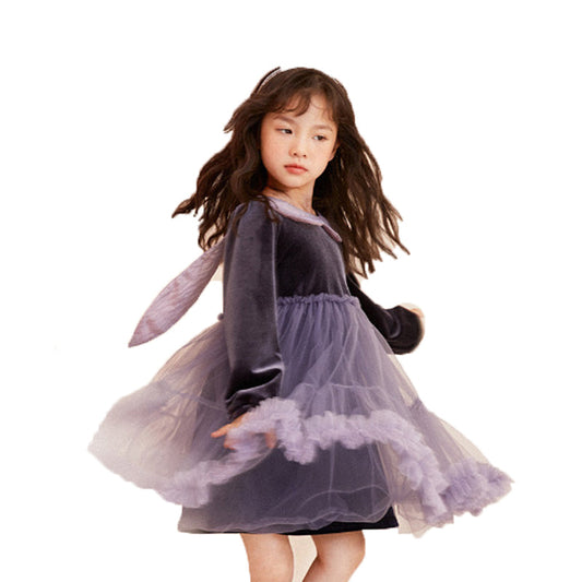 Kid Big Kid Girls Color-blocking Dressy Birthday Party Dresses Princess Dresses