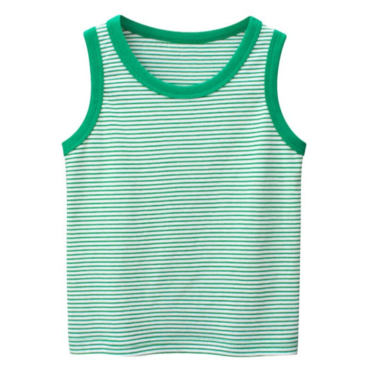 Cute Baby Kid Boys Striped Tank Tops