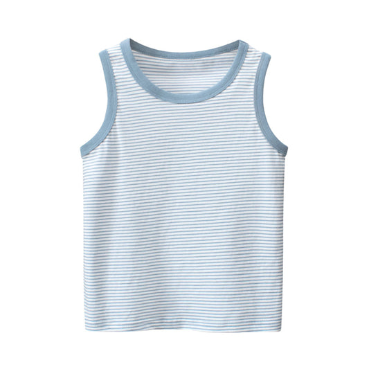 Cute Baby Kid Boys Striped Tank Tops