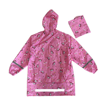 Girls Boys Cartoon Galaxy Unicorn Print Accessories Rain Gear