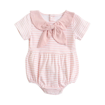 Baby Kid Girls Striped Rompers