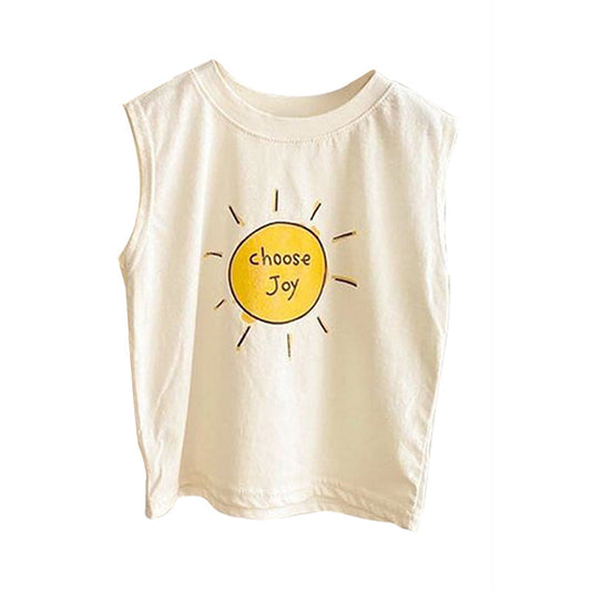 Baby Kid Unisex Print Tank Tops