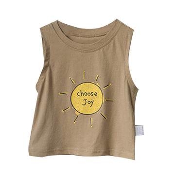 Baby Kid Unisex Print Tank Tops