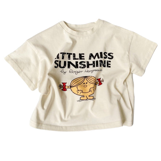 Cute Baby Kid Unisex Letters Cartoon Print T-Shirts