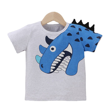 Baby Kid Boys Dinosaur Animals Cartoon Print T-Shirts