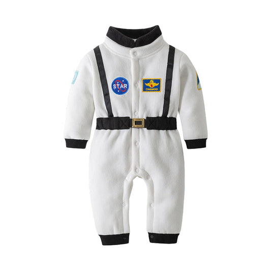 Fashion Baby Kid Boys Letters Embroidered Jumpsuits