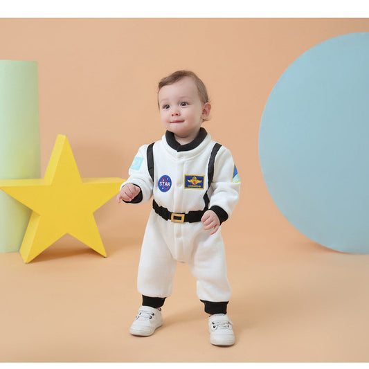 Fashion Baby Kid Boys Letters Embroidered Jumpsuits