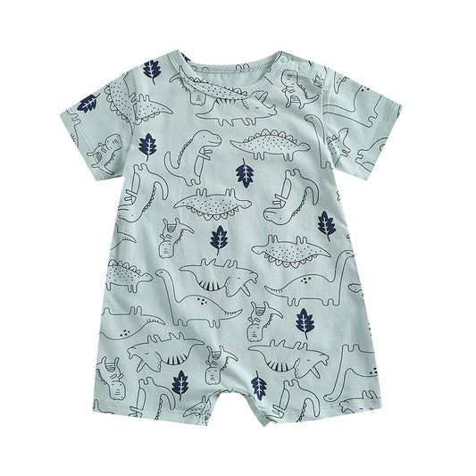 Cute Baby Kid Unisex Cartoon Print Rompers