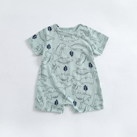 Cute Baby Kid Unisex Cartoon Print Rompers