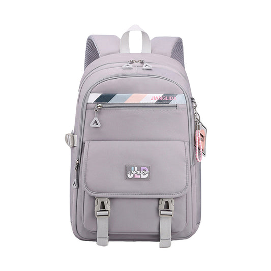 Girls Striped Letters Accessories School Bags