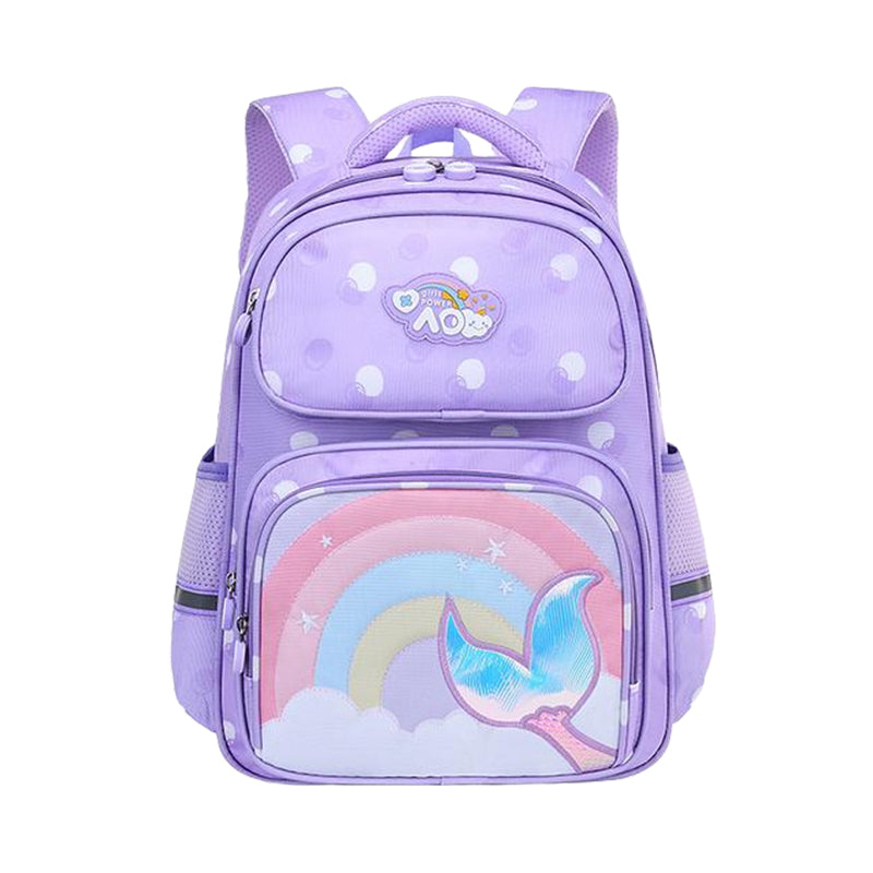 Unisex Rainbow Cartoon Print Accessories School Bags