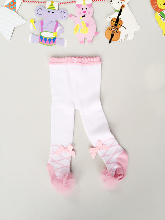 Baby Kid Girls Bow Print Leggings Accessories Socks