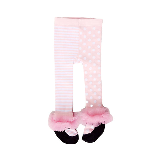 Baby Kid Girls Striped Polka dots Print Accessories Socks