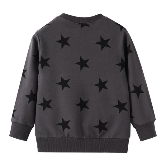 Kid Boys Star Print Hoodies&Swearshirts