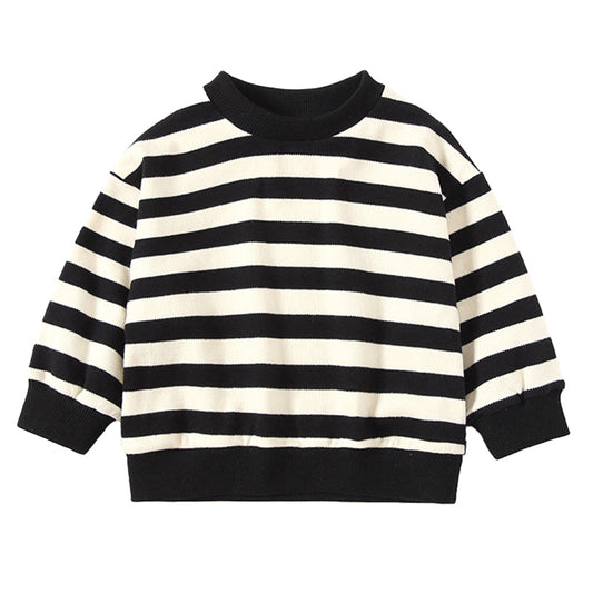 Baby Kid Unisex Striped Hoodies Swearshirts