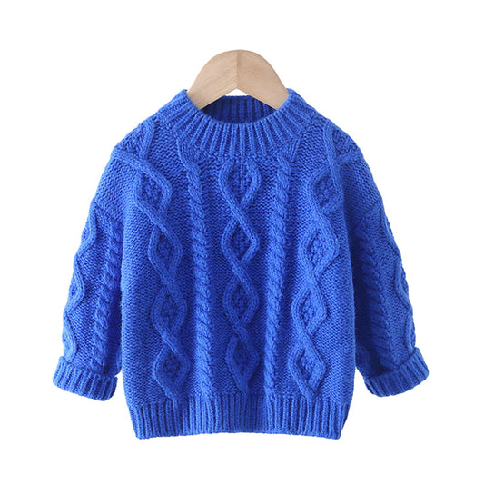 Baby Kid Boys Solid Color Sweaters