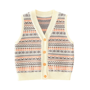 Baby Kid Girls Bohemian Vests Waistcoats