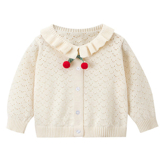 Baby Kid Girls Crochet Cardigan