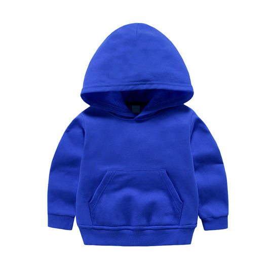 Fashion Baby Kid Girls Boys Solid Color Hoodies Swearshirts