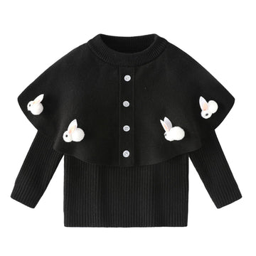 Baby Kid Girls Cartoon Sweaters Knitwear