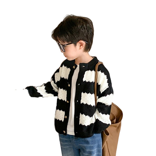 Baby Kid Boys Striped Cardigan