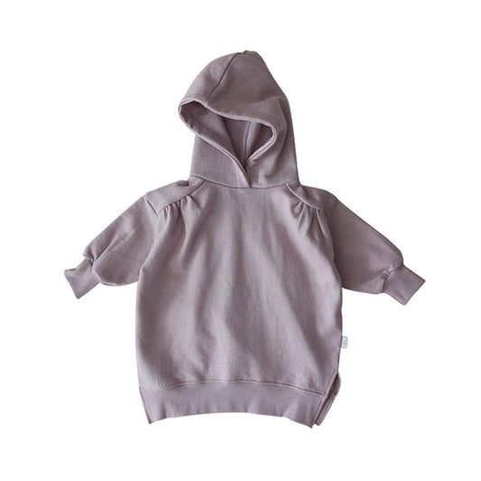 Baby Kid Unisex Solid Color Hoodies Swearshirts