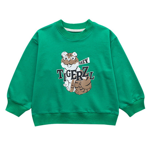 Baby Kid Boys Letters Cartoon Hoodies Swearshirts